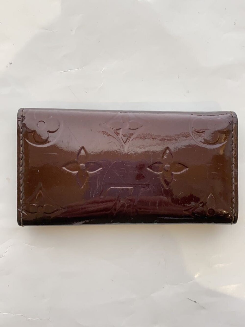 Louis Vuitton Vernis Enamel Bordeaux Monogram Multicles Purple